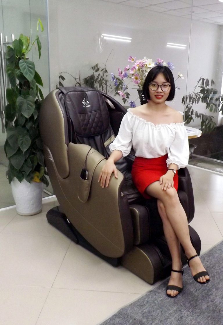 Ghế Massage toàn thân cao cấp MBH model KS-668 màu rêu- đem