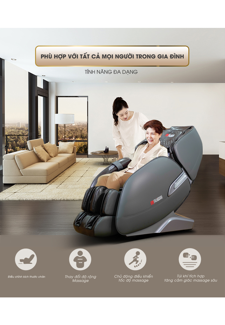 GHẾ MASSAGE TOÀN THÂN MBH-3500