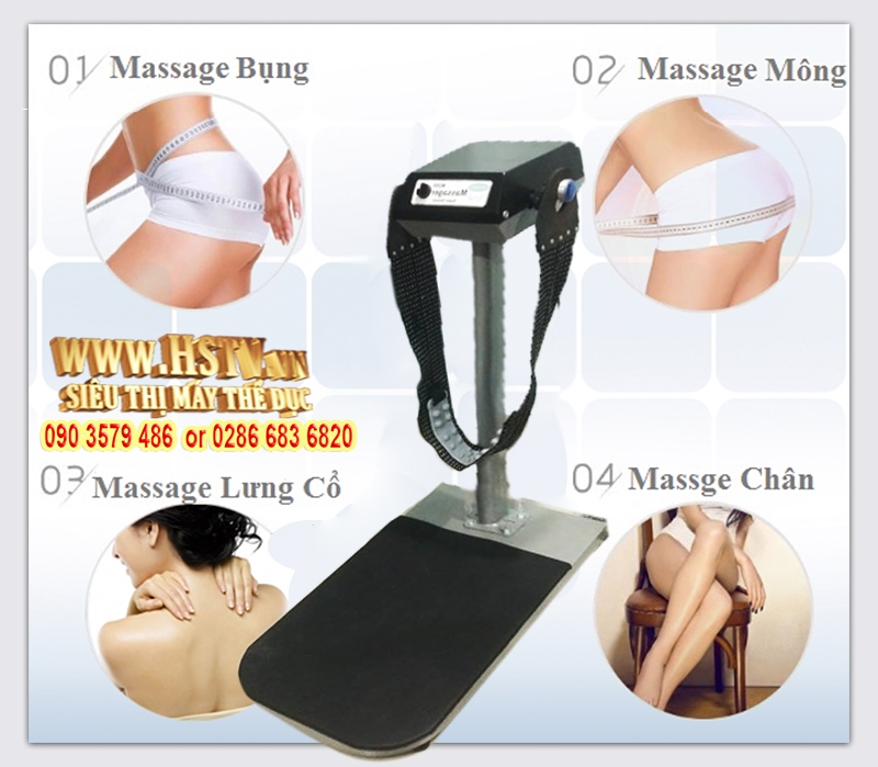 MÁY MASSAGE BỤNG ĐỨNG M350 NEW - M350 NEW 2020