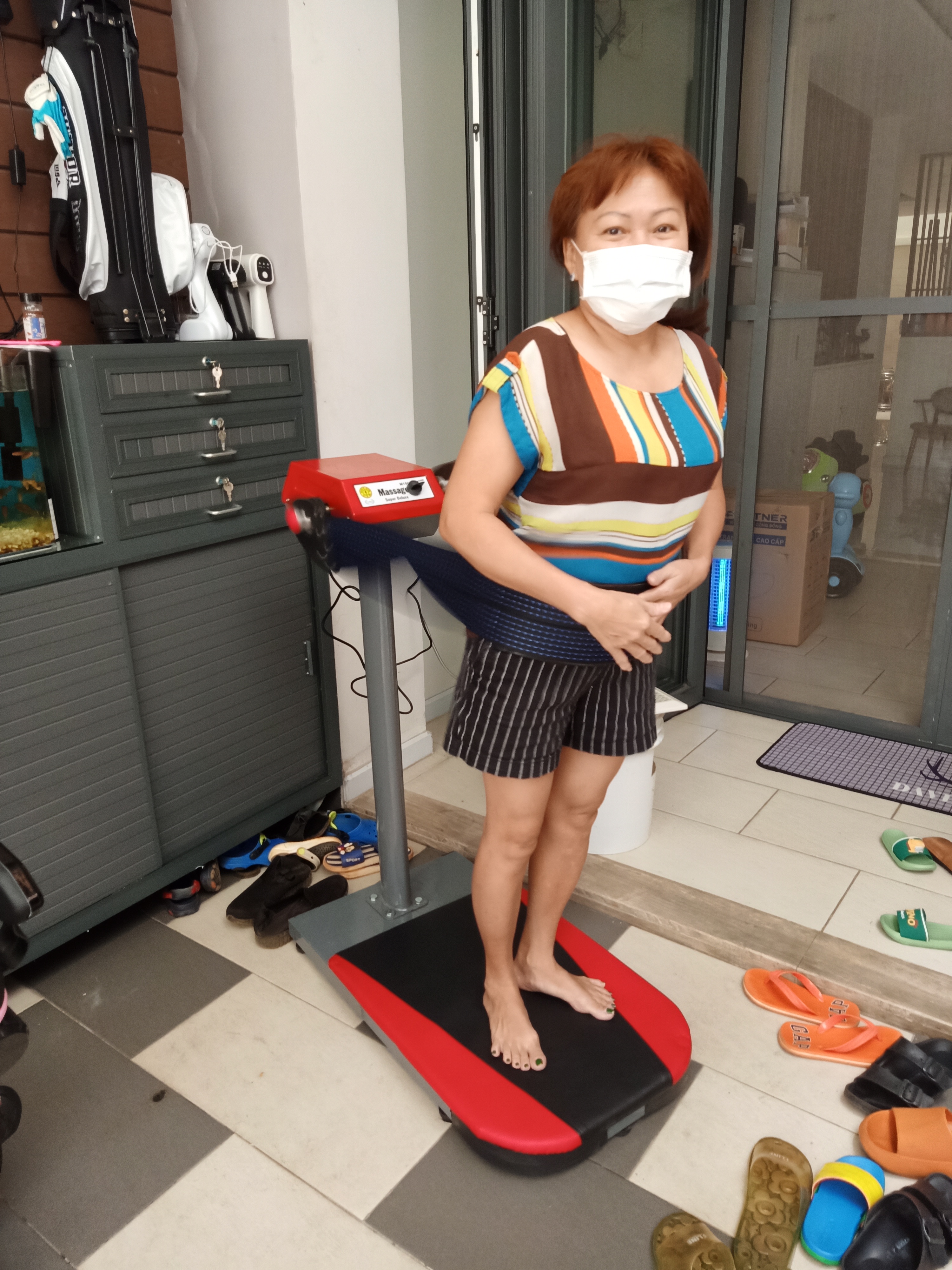 máy massage bụng mới nhất 2022 - m150 new 