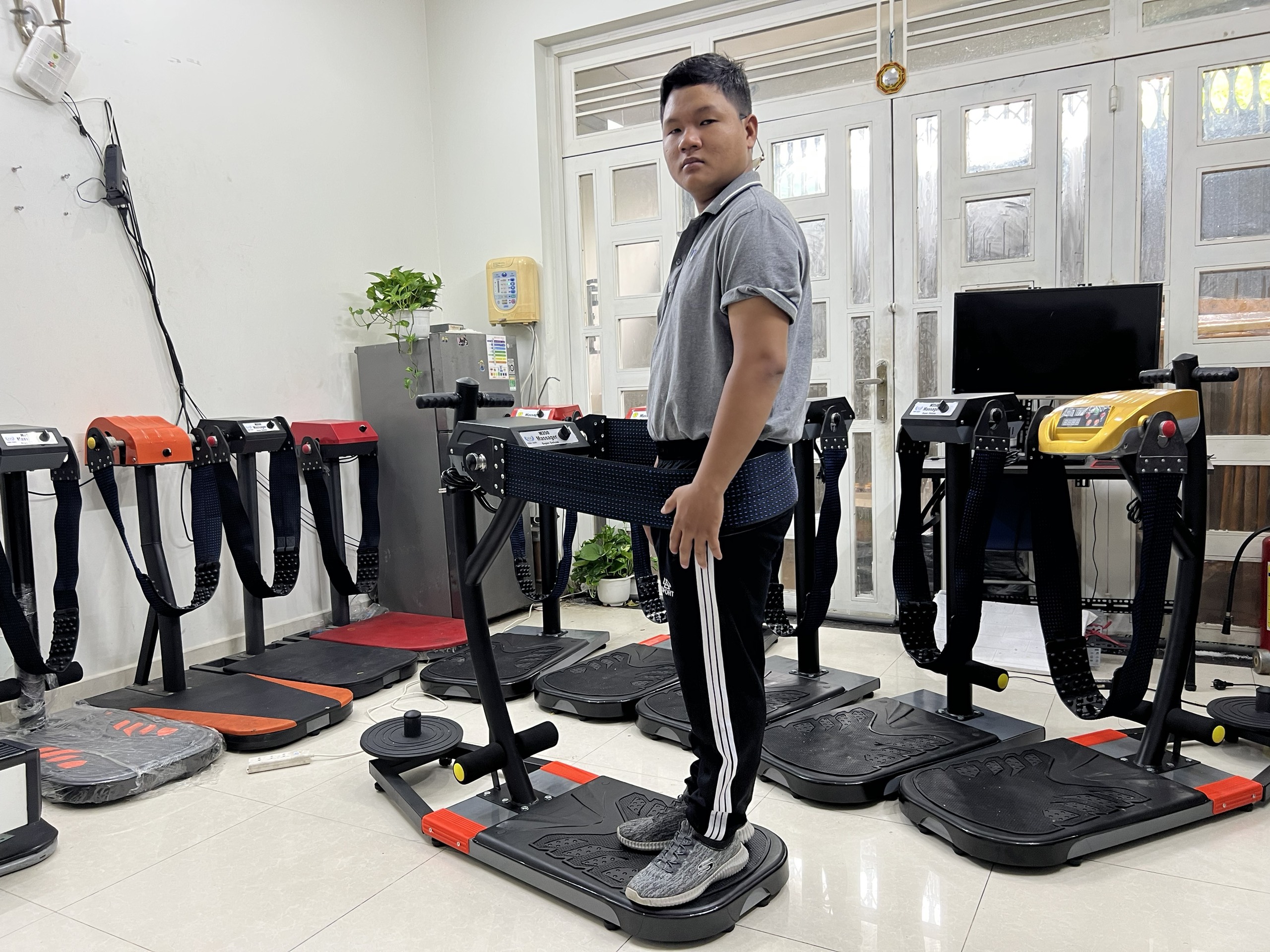 máy matxa bụng mới nhất 2022 - mx350 new