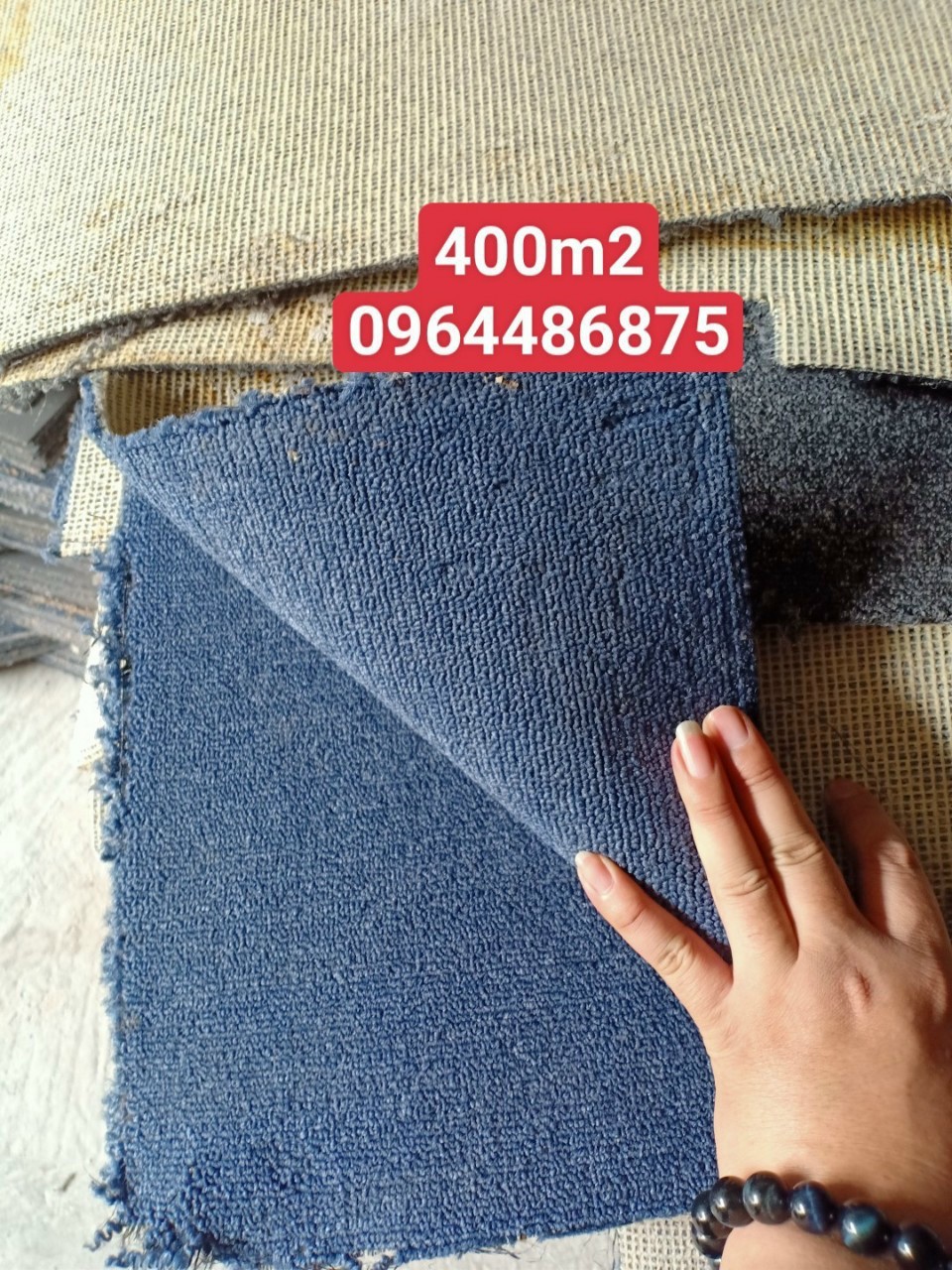 thảm nỉ đế cao su cũ giá tốt tai sài gòn