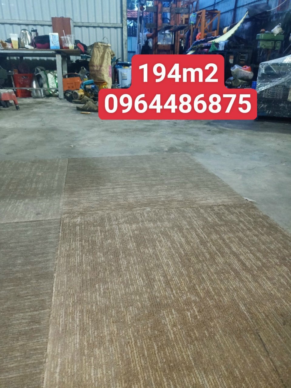 Thảm trải sàn cũ thanh lý giá rẻ tại tphcm