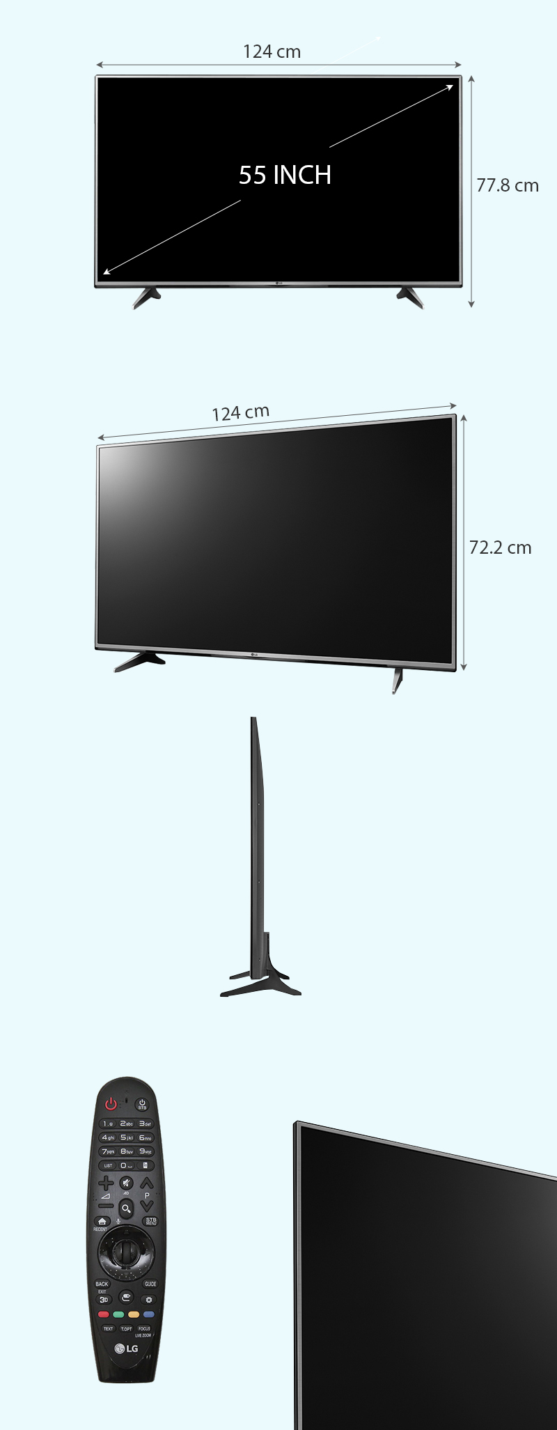 Smart Tivi LG 55 inch 55UH617T