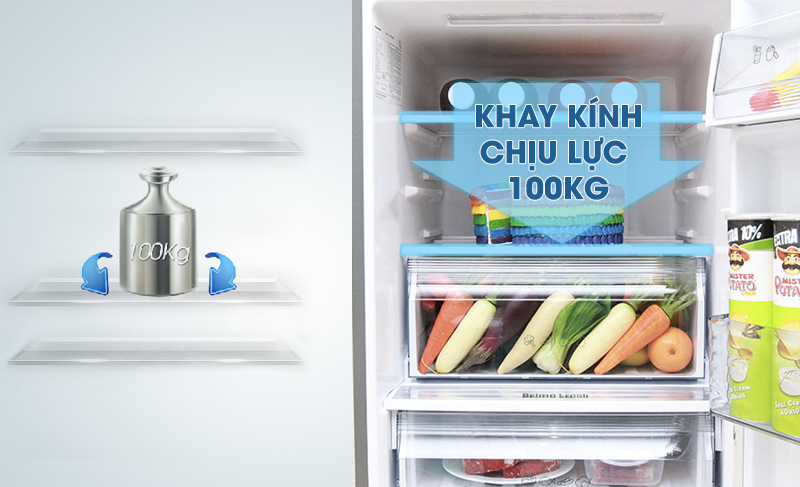 Tủ lạnh Panasonic 255 lít NR-BV288XSVN